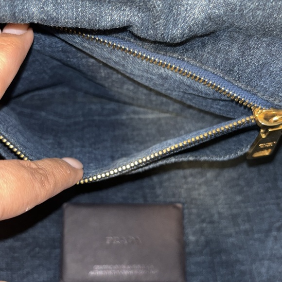VGUC Denim Prada Tote ❌❌SOLD❌❌ - Picture 11 of 15